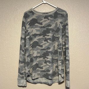L Camo Sweater